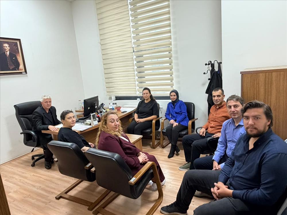 Personel Daire Başkanlığımızdan Şube Müdürümüz Ali Ekin Bey’e Taziye Ziyareti