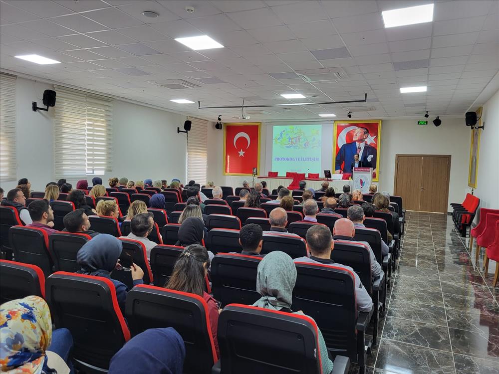 “Protokol Kuralları” Konulu Hizmet İçi Eğitim Düzenlendi