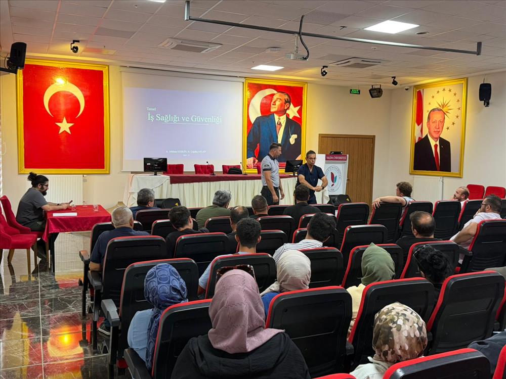 Üniversitemizde Temel İş Sağlığı ve Güvenliği Eğitimi Gerçekleştirildi