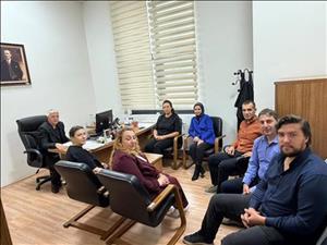 Personel Daire Başkanlığımızdan Şube Müdürümüz Ali Ekin Bey’e Taziye Ziyareti