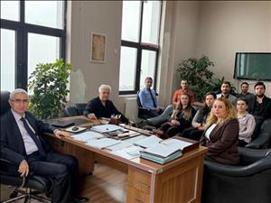 Personel Daire Başkanımız Cemal Şensoy’a Geçmiş Olsun Ziyareti
