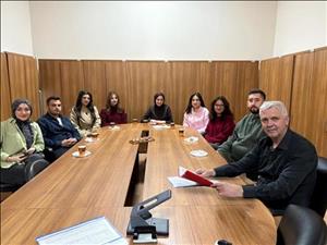 İşkur gençlik programı kapsamında Daire Başkanlığımızda Görevlendirilen Üniversitemiz Öğrencilerine Oryantasyon Eğitimi Verildi 